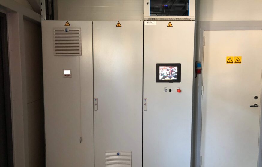 biofuel boiler house electrical panel