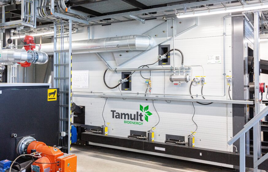 Tamult biomass boiler house 0,85 MW