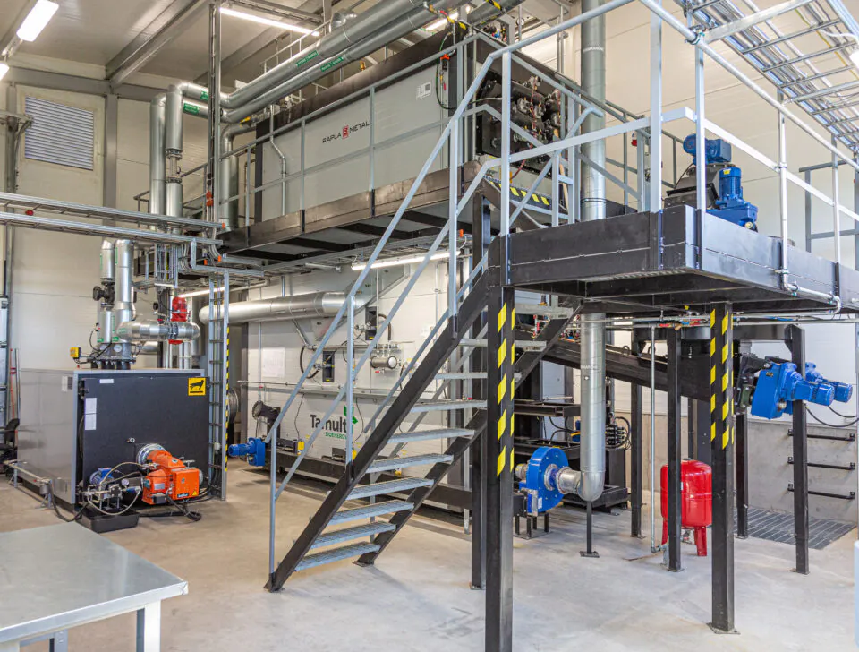 Biomass boiler plant