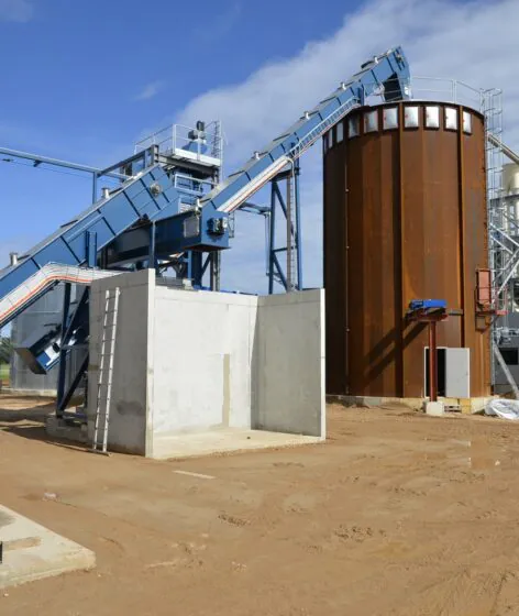 Biomass boiler plant