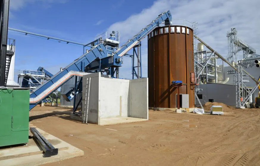 Biomass boiler plant