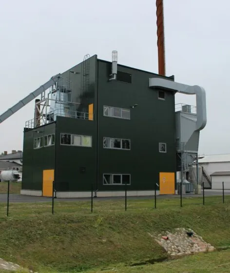 Biomass boiler plant