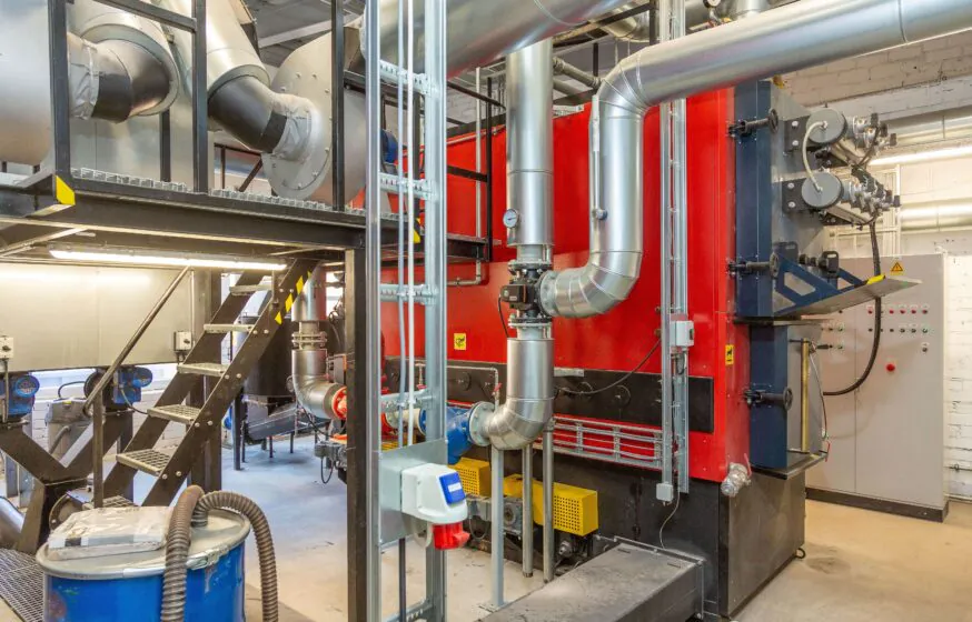 biomass boiler house