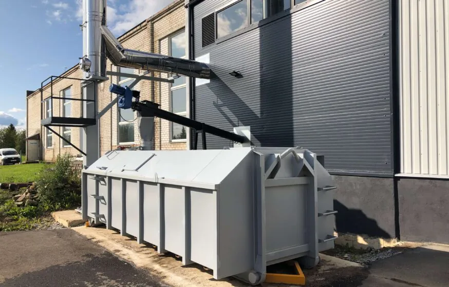 biofuel boiler house container