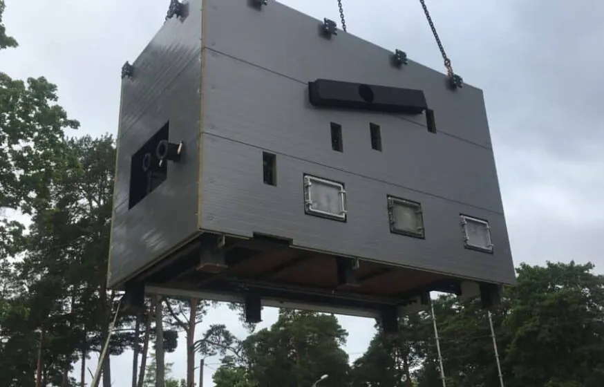 Biofuel boiler house installation with capacity of 2,5MW.