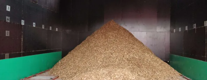 nõo boiler house biomass storage
