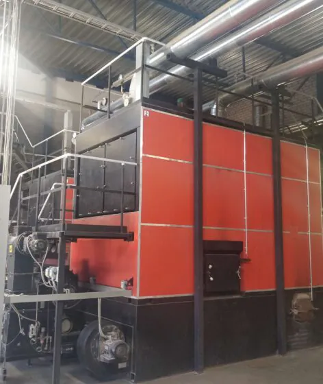 3 MW biomass boiler house
