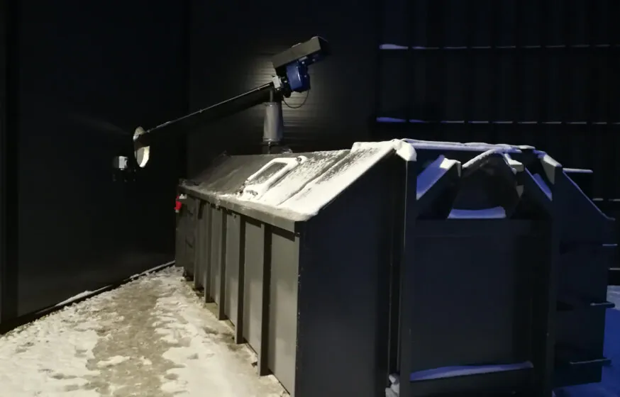 biofuel ash container